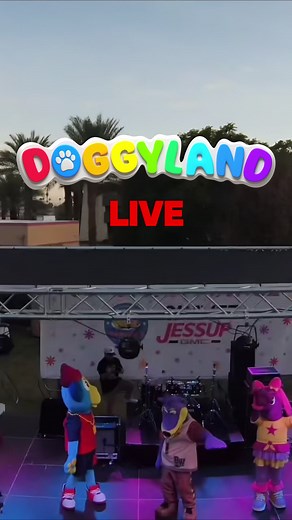 You can now watch Doggyland Live in the comfort of your own home! 🐾 Now on YouTube 🙌 [link in bio] #doggylandkids #doggylandlive #showtime #fyp