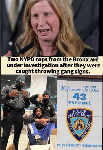 May 24 2026 New York Police Department. New york NY Two NYPD cops from the Bronx are under investigation after were caught throwing gang signs. #soundviewbronx #nypd #bronx #bronxny #bronxnyc