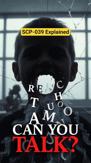 SCP-039 Explained | The Child That Steals Your Words 😱