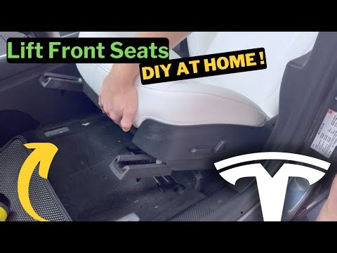 Lift / Remove Tesla Model 3 Front Seats- Easy Cleaning DIY at Home