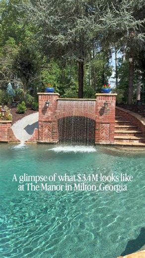The Manor Milton GA house for sale — agent caravan glimpse