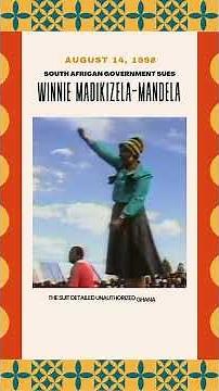 On This Day: August 14, 1998 – South African Government Sues Winnie Madikizela-Mandela