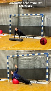 Saving shots in plank and side plank positions develops: 🔹 core stability 🔹 shoulder control 🔹 reaction quality under instability This drills teaches goalkeepers to stay stable while reaching and control the body in unbalanced situations. Core, shoulders and nervous system work simultaneously.#handballgoalkeeper #goalkeepertraining #corestability #plankexercise handballlife | İbrahim Belet Handball GK Training