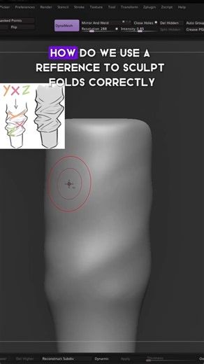 How to Use References to Sculpt Realistic Folds