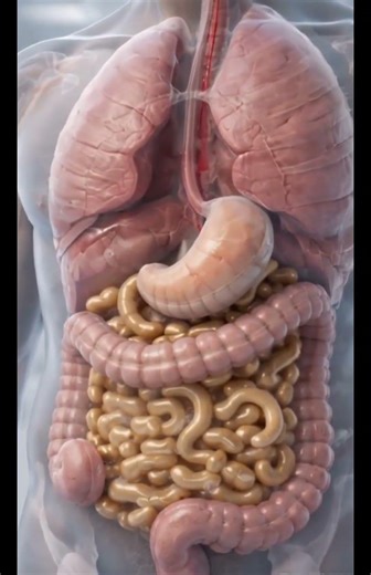 Realistic 3D Medical Animation: Human Digestion Process with Ascaris Worms (Educational Video #body