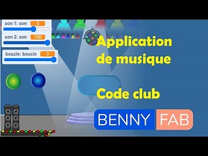 Créer sa musique avec Scratch - code club || Benny fab