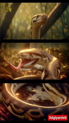 Python Snake Digestive System | Internal Organs in 3D | #Short #digestivesystem #snake