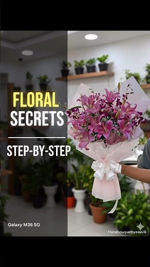 How to Make a Stunning Lily Bouquet 💐 | Professional Florist Step-by-Step Guide