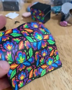 4.1K views · 138 reactions | Since I’m so busy making tutorials, I seldom offer products for sale. When I do they are at Polymerbeadworkshop on Etsy. #polymerclayearrings #polymerclayslab #polymerclaycanes #polymerclay | Polymer Clay Workshop | Facebook