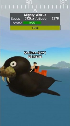 Flying a walrus in ptfs