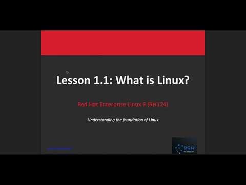 What Is Linux? | RHEL 9 | Red Hat System Administrator (RH124)