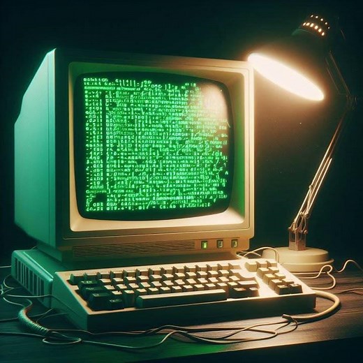 Glitching computer sound effect