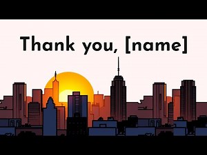 Customizable Thank You Video Template for Clients, Partners & Suppliers | Business Gratitude Message
