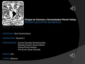 Que Es El Poder Ejecutivo En Mexico