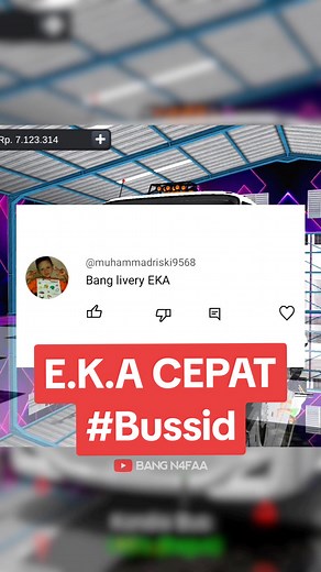 Review Livery EKA di Bussid