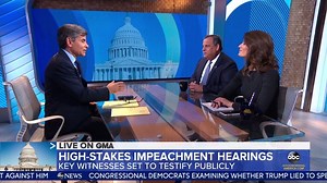 20K views · 120 reactions | High-stakes impeachment hearings continue as key witnesses are set to testify publicly. Kate Shaw and Chris Christie discuss what's to come. gma.abc/32XGoRt | Good Morning America | Facebook