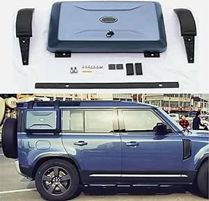 Amazon.com: Tasman Blue Exterior Toolbox Side Mounted Gear Storage Box Carrier with Lock Fits for Land Rover Defender 110 2020 2021 2022 2023 : Automotive