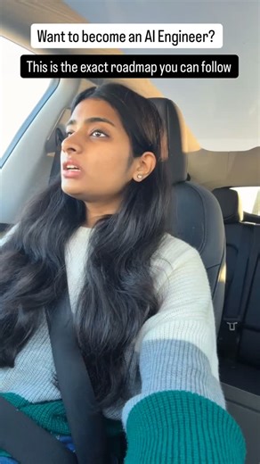 Fellow techie on Instagram: "Start with Python because it’s the language of AI. Then strengthen your math because AI is built on mathematical concepts. Next, learn how machines learn patterns from data. From there, you go deeper into neural networks, which power everything from image recognition to ChatGPT. Then you master deep learning, the technology behind modern AI breakthroughs. The second half is where you become job-ready. You’ll work with transformers (the technology behind GPT), build w