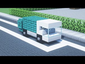 [Minecraft Tutorial] Garbage Truck / Easy