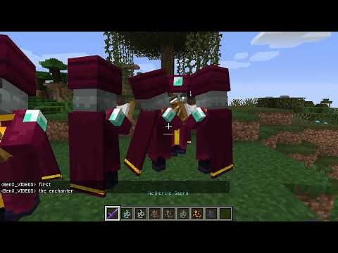 Minecraft Dungeons Mobs {Mod} Enchanter And Geomancer Showcase