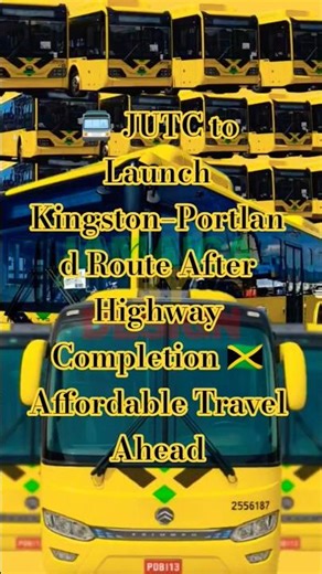 🚍 JUTC to Launch Kingston–Portland Route After Highway Completion 🇯🇲 Affordable Travel Ahead #bus