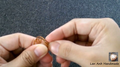 infinity bracelet - How to make wire jewelry 152