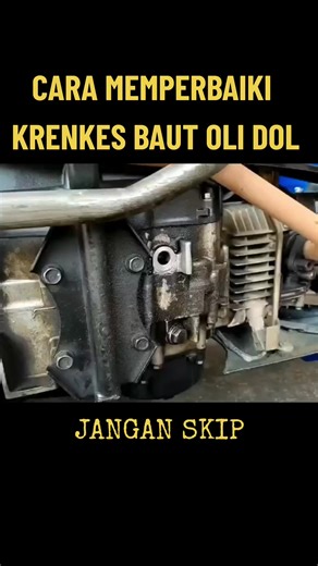 cara memperbaiki krengkes baut oli dol #scoopy #growok #vario #fit #dander #bojonegoro #fypシ #bengkel