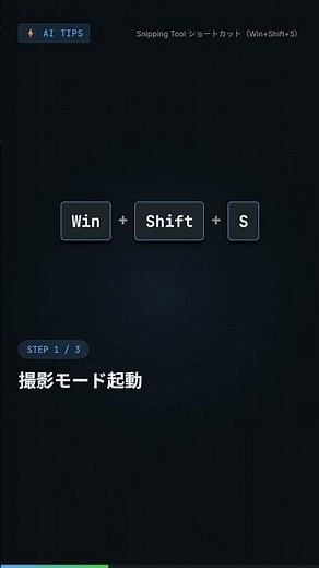 【Win+Shift+S】PrintScreenより便利！範囲指定スクショ