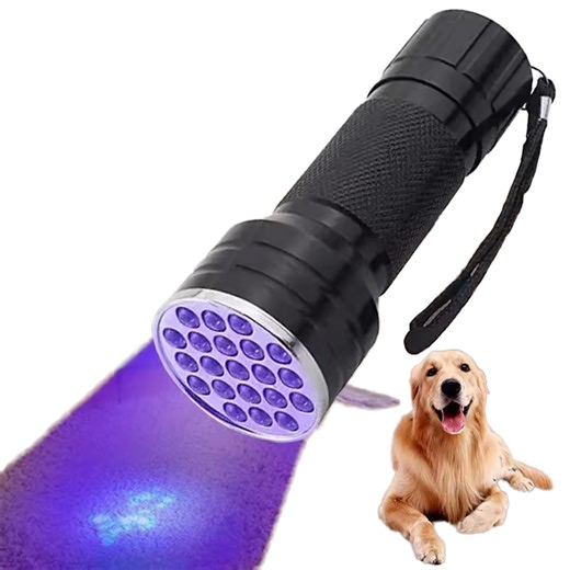 HOT 21LED UV Light 395nm Waterproof UV Flashlight Ultraviolet Mini UV Lamp Portable Torch Detector for Nails Black Light Lamp