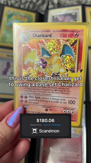 do you think they will reprint base set charizard again for the 30th anniversary? #pokemoncardcollector #scanemon #pokemontcgcommunity #pokemonbinder #charizard