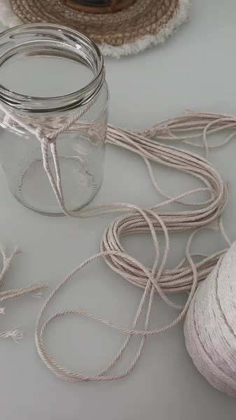 #macrame #makramee #diy #tutorial #howto #lantern #boho #interiordesign #bohostyle #windlicht #lightson #foryou #fy #foryoupage