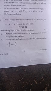 Answer any eight of the following questions:a. Perform four i... | Filo