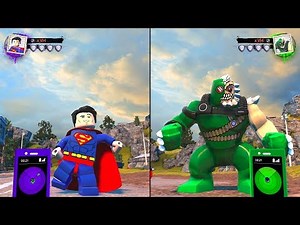 LEGO DC Super-Villains - Superman vs Doomsday - Open World Free Roam Gameplay HD