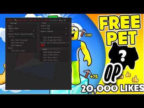 Block Miner Simulator Script ⛏️ AutoFarm and More