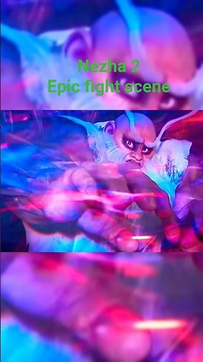 Nezha 2 epic fight scene | Nezha 2 2025 trailer #nezha #nezha2 #ytshorts #viralvideo #edit #cartoon