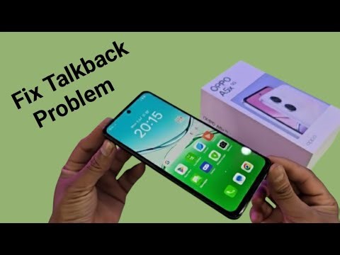 OPPO A5x 5G: How to fix Talkback Problem