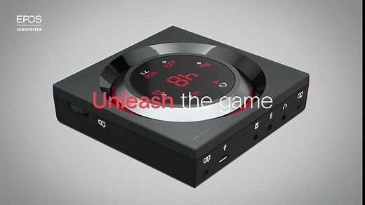 EPOS | SENNHEISER GSX 1200 PRO Gaming Audio Amplifier / External Sound Card, with 7.1 Surround Sound, Daisy Chain, Gaming DAC and EQ, Headphone amp Compatible with Windows, Mac, Laptops and Desktops.