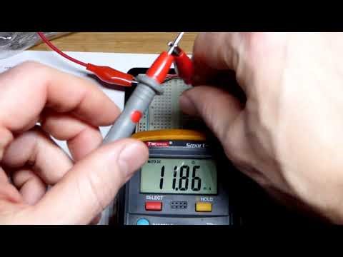 Current Through 330 Ohm Resistor Multimeter Measured