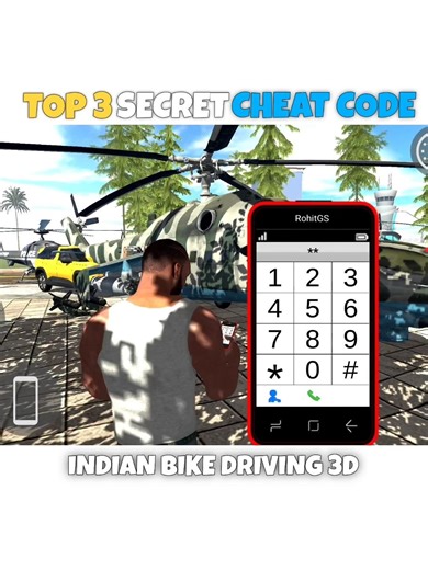 TOP 3 SECRET CHEAT CODE IN INDIAN BIKE DRIVING 3D | Indian Bike Driving 3D New Update Cheat Code