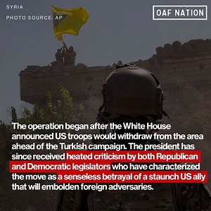 OAF News: Danger Close - Turkish Artillery Impacts Near US Special Forces in Northern Syria | OAF Nation