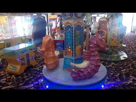 Amutec Ocean Carousel Kiddie Ride (RARE!)