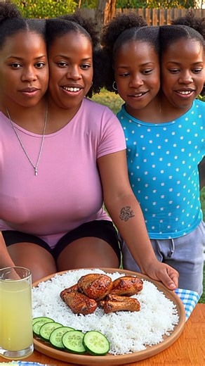 Happy Conjoined Twins & Her Lookalike Conjoined Kids #short #trending #love #adorablevideo #wedding