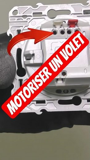 Motoriser un volet à sangle #électricien