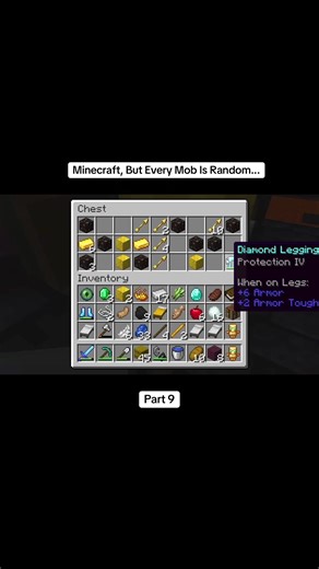 Minecraft, But Every Mob Is Random...all credit goes to wisp ##minecraft #wisp #hardcore #100dayschallenge #minecraftvideos