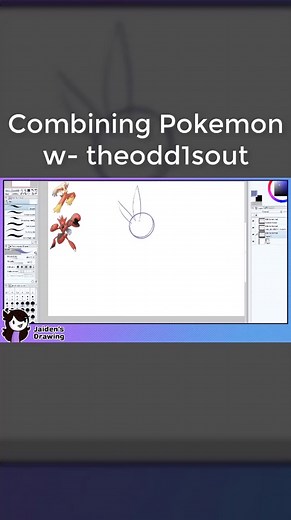 Combining Pokemon w- theodd1sout part 2 #jaidenanimation #edit #animation #fybシ #foryou #pokemon