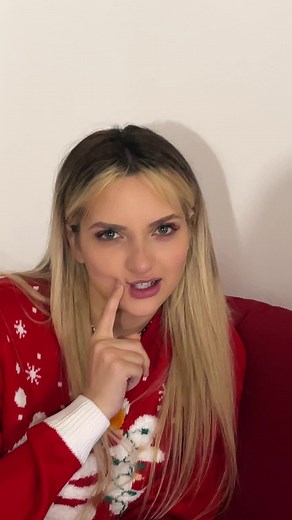 Funny Reactions of a Person in a Red Sweater