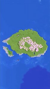 Minecraft Cherry Grove Island Seed!