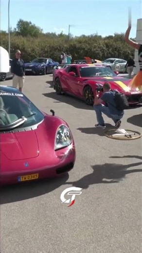 They Brought the Party to the Supercar Meet! 🏎️🎉