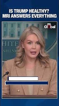 White House Releases Trump MRI Results, Says President in 'Excellent Health' at 79 | #shorts