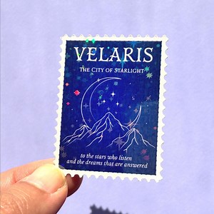 ACOTAR Velaris Sticker City of Starlight Holographic Vinyl Rhysand and Feyre Kindle Sticker Bookish Gift Night Court Quote Laptop Adhesive - Etsy